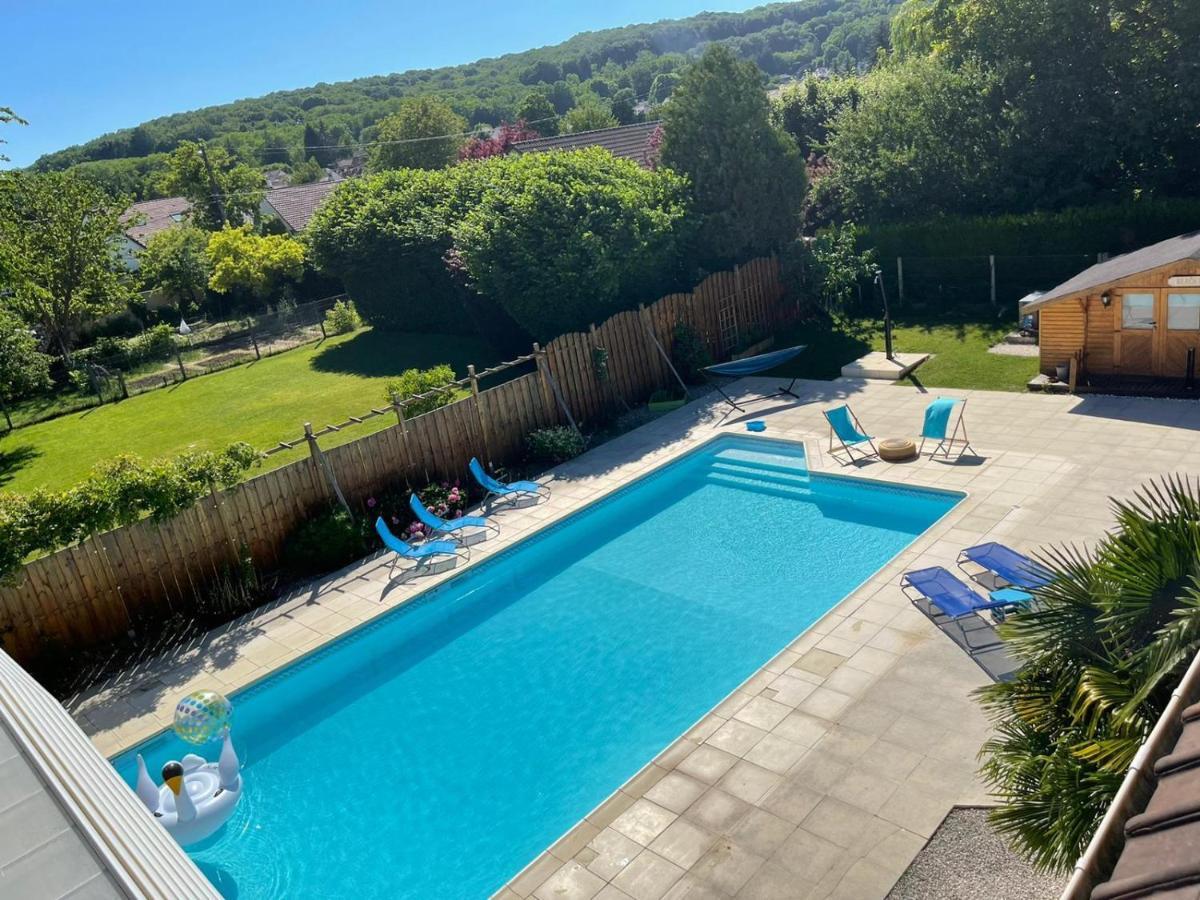 L'Annexe- Guest House Avec Piscine Studio Avec Coin Chambre Rosny-sur-Seine 외부 사진