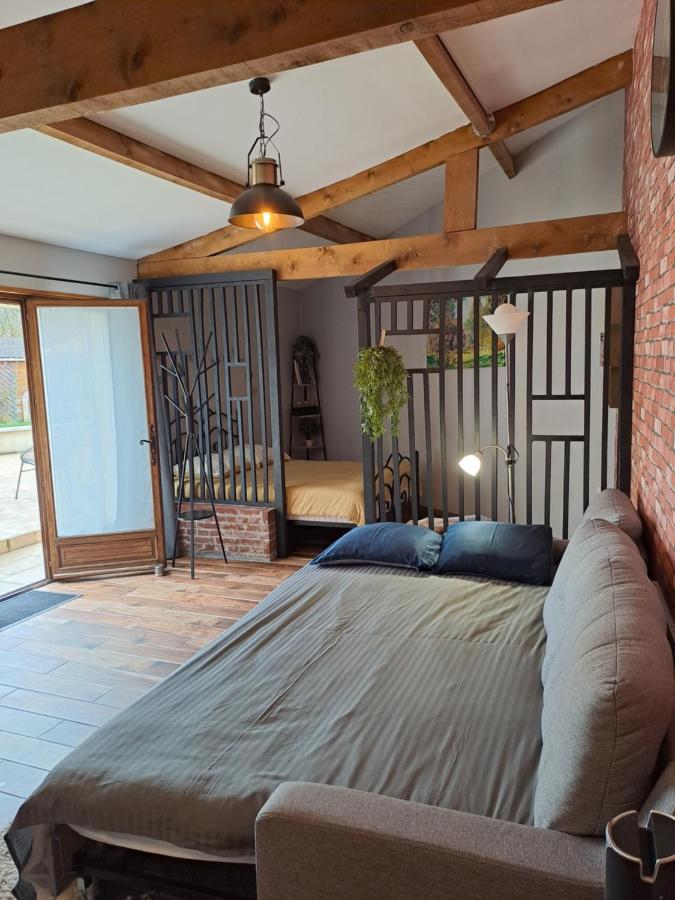 L'Annexe- Guest House Avec Piscine Studio Avec Coin Chambre Rosny-sur-Seine 외부 사진