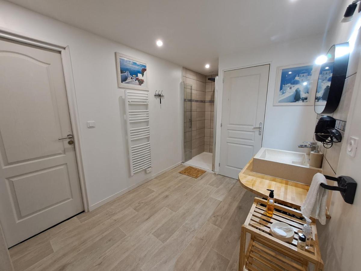 L'Annexe- Guest House Avec Piscine Studio Avec Coin Chambre Rosny-sur-Seine 외부 사진